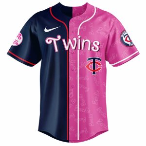 Minnesota Twins Barbie 2026 Special Edition Baseball Jersey by Drovenwear.com