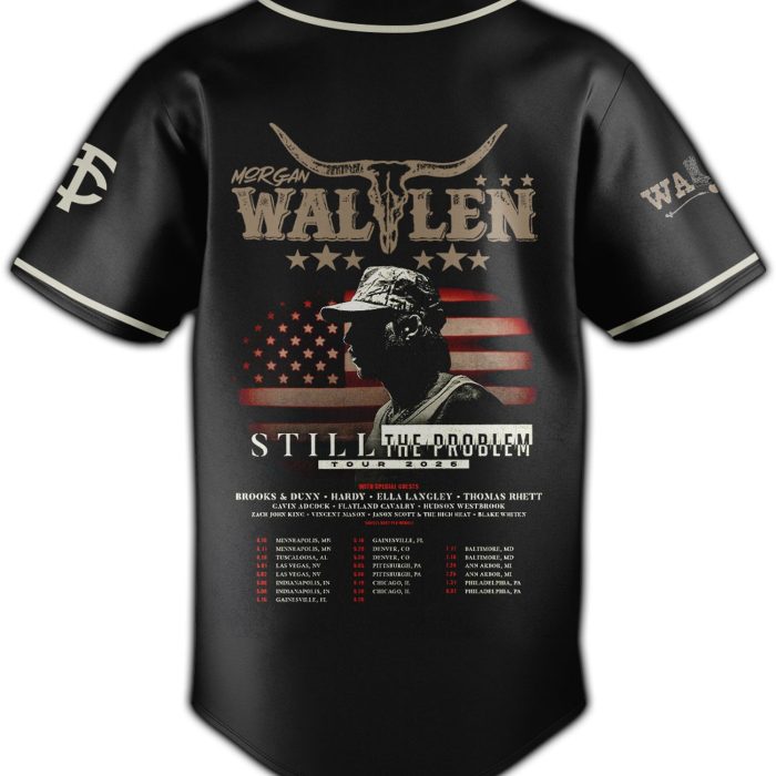 Minnesota Twins x Morgan Wallen “Still The Problem Tour” Limited Edition Jersey - Image 3