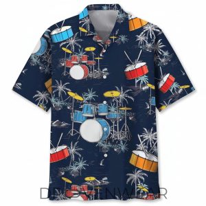 Nature Drum Beach Style Hawaiian Shirt by Drovenwear.com