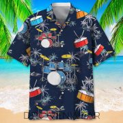 Nature Drum Beach Style Hawaiian Shirt - Image 2