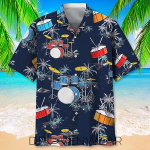 Nature Drum Beach Style Hawaiian Shirt by Drovenwear.com