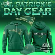 New England Patriots St Patrick’s Day 2026 Hoodie And Cap Set
