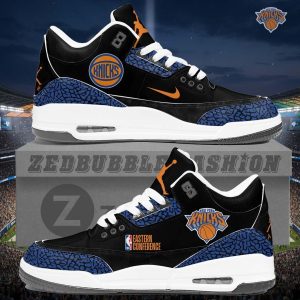 New York Knicks AJ3 Custom Sneakers 2026 Edition by Drovenwear.com