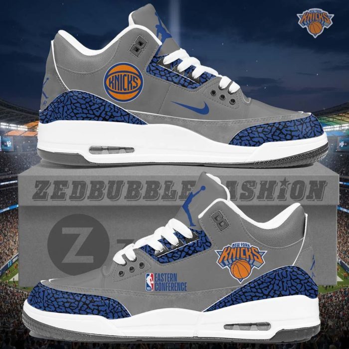 New York Knicks AJ3 Custom Sneakers 2026 Edition - Image 4