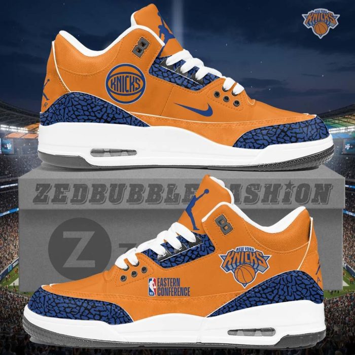 New York Knicks AJ3 Custom Sneakers 2026 Edition - Image 5