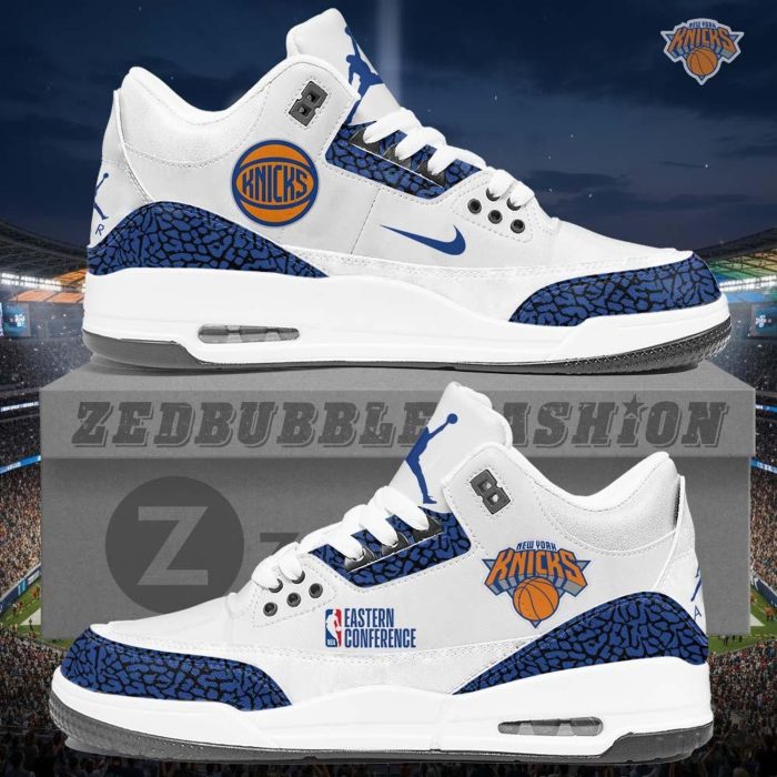New York Knicks AJ3 Custom Sneakers 2026 Edition - Image 8