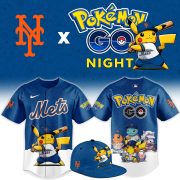 New York Mets Pokémon GO Night Limited Edition Baseball Jersey