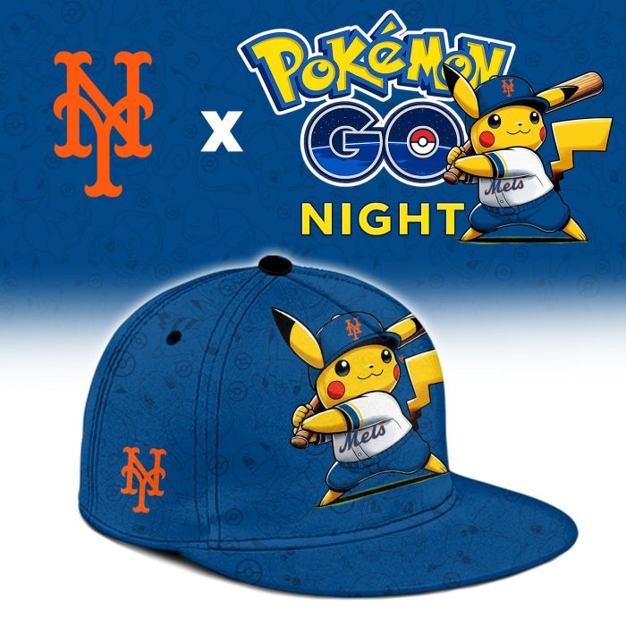New York Mets Pokémon GO Night Limited Edition Baseball Jersey - Image 3
