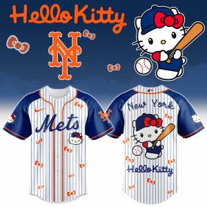 New York Mets x Hello Kitty 2026 Limited Editions Jersey by Drovenwear.com