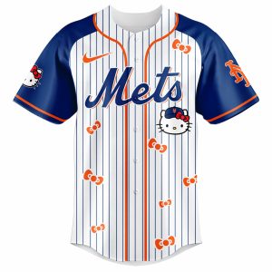 New York Mets x Hello Kitty 2026 Limited Editions Jersey by Drovenwear.com