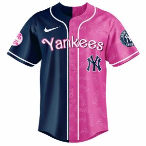 New York Yankees Barbie 2026 Special Edition Baseball Jersey by Drovenwear.com