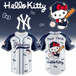 New York Yankees x Hello Kitty 2026 Limited Editions Jersey by Drovenwear.com