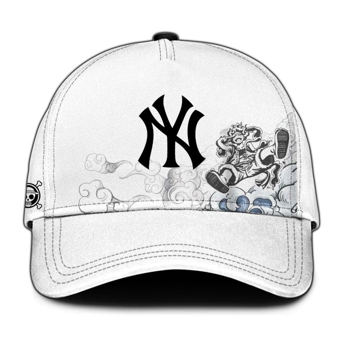 New York Yankees x Luffy Gear 5 Limited Anime Baseball Jersey - Image 2