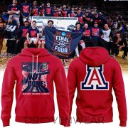 Nike Arizona Wildcats Men’s Basketball 2026 Final Four Locker Room Red Limited Hoodie