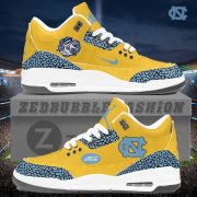 North Carolina Tar Heels AJ3 Custom Sneakers 2026 Edition - Image 3