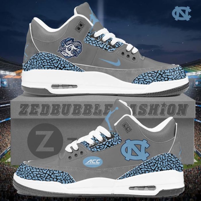North Carolina Tar Heels AJ3 Custom Sneakers 2026 Edition - Image 4