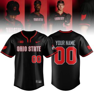 OSU Baseball 2026 Custom Limited Jersey Black Edition by Drovenwear.com