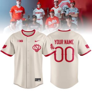 OSU Baseball 2026 Custom Limited Jersey Cream Edition by Drovenwear.com