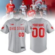 OSU Baseball 2026 Custom Limited Jersey Gray Edition