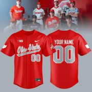 OSU Baseball 2026 Custom Limited Jersey Red Edition