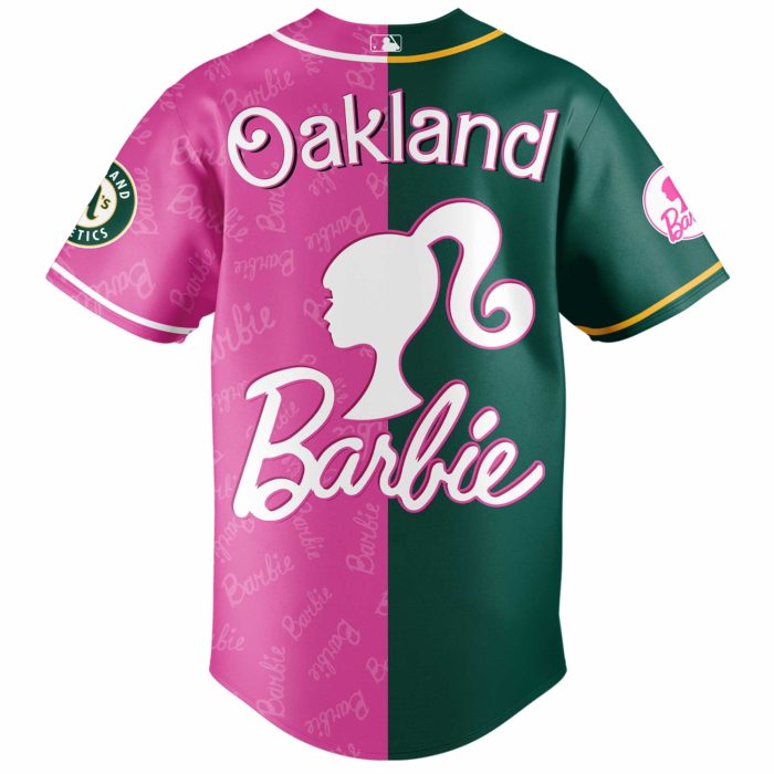 Oakland Athletics Barbie 2026 Special Edition Baseball Jersey - Image 3