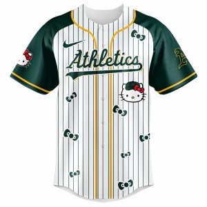 Oakland Athletics x Hello Kitty 2026 Limited Editions Jersey by Drovenwear.com