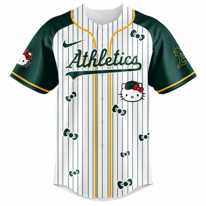 Oakland Athletics x Hello Kitty 2026 Limited Editions Jersey - Image 2