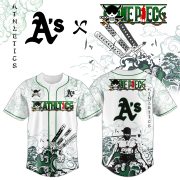 Oakland Athletics x Zoro Ronin Emerald Wave Limited Edition Jersey
