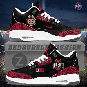 Ohio State Buckeyes AJ3 Custom Sneakers 2026 Edition by Drovenwear.com