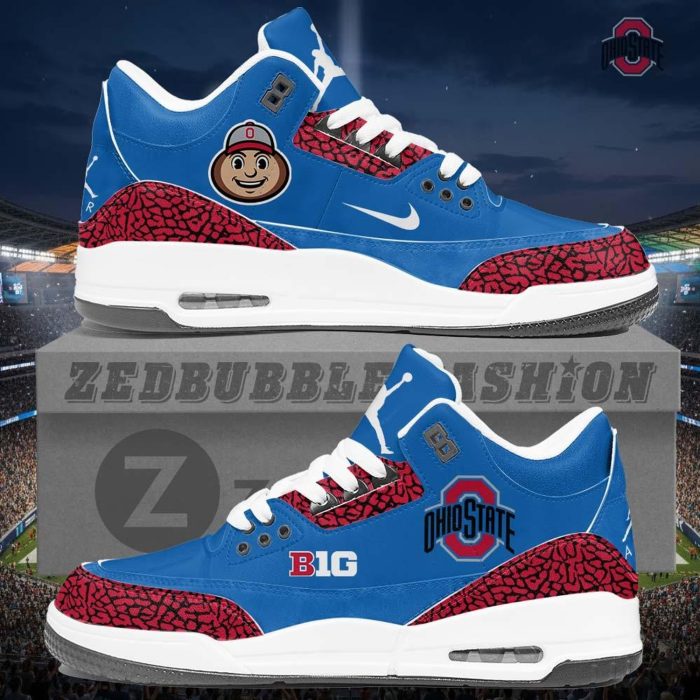 Ohio State Buckeyes AJ3 Custom Sneakers 2026 Edition - Image 2