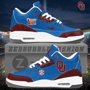 Oklahoma Sooners AJ3 Custom Sneakers 2026 Edition by Drovenwear.com