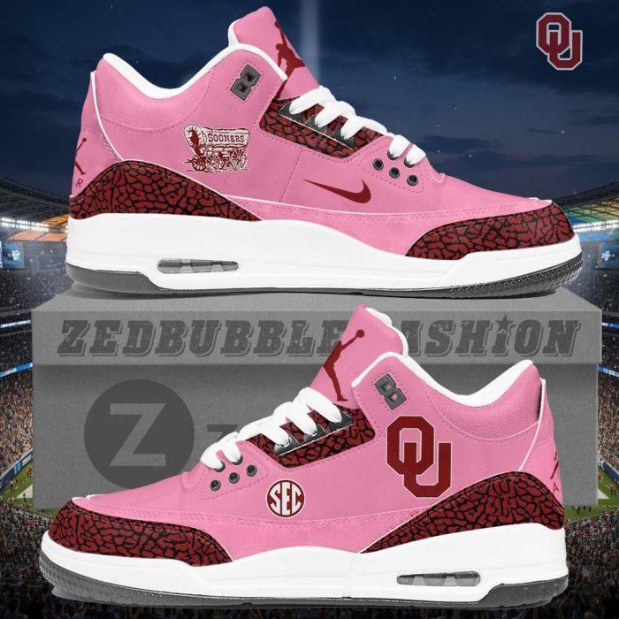 Oklahoma Sooners AJ3 Custom Sneakers 2026 Edition - Image 7