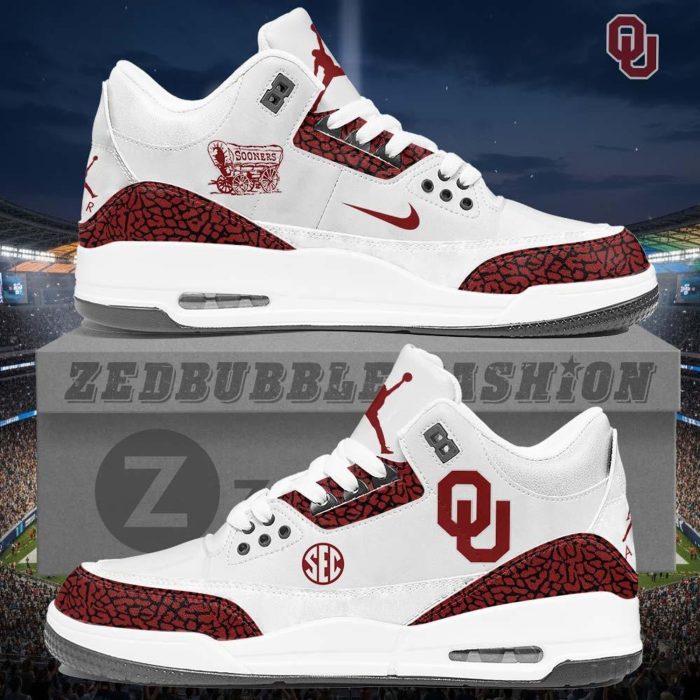 Oklahoma Sooners AJ3 Custom Sneakers 2026 Edition - Image 8