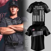 Oklahoma State Cowboys Salute To Service 2026 Limited Edition Baseball Jersey Black