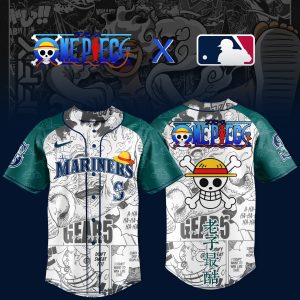One Piece x Major League Baseball 2026 Collaboration Jersey by Drovenwear.com