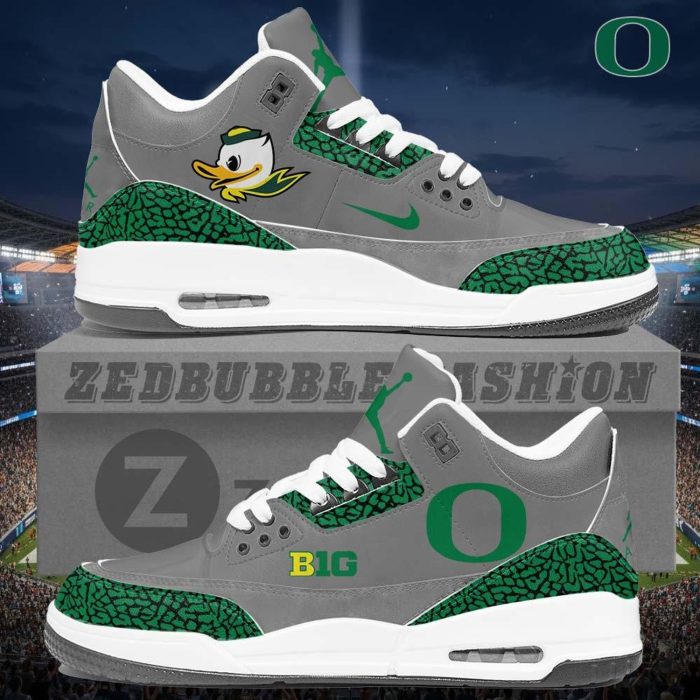 Oregon Ducks AJ3 Custom Sneakers 2026 Edition - Image 4