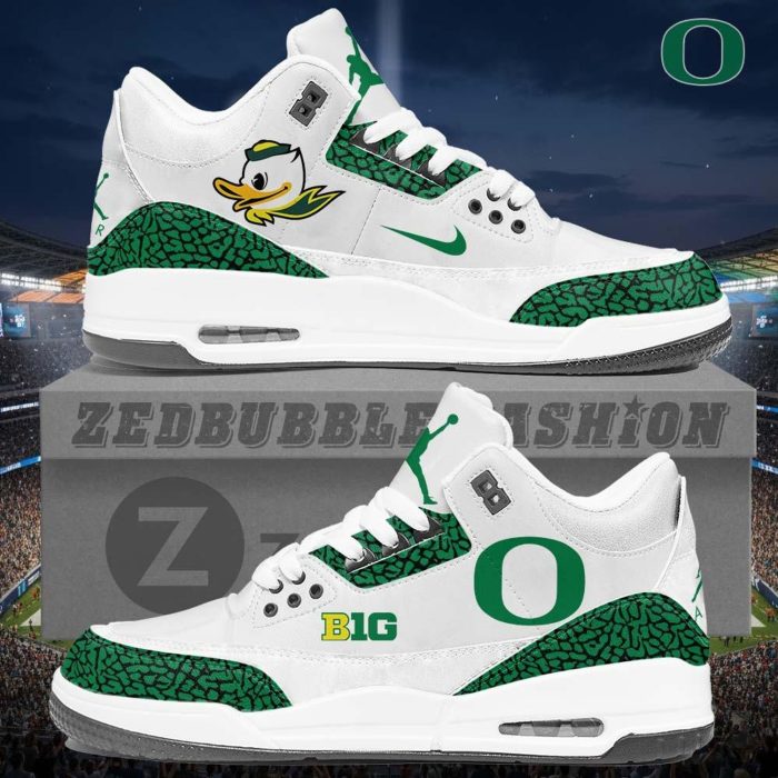 Oregon Ducks AJ3 Custom Sneakers 2026 Edition - Image 7