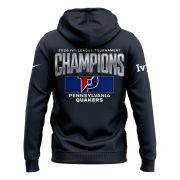 Penn Quakers 2026 Ivy League Men's Basketball Tournament Champions Blue 84 Hoodie – Updated Edition - Image 3