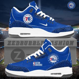 Philadelphia 76ers AJ3 Custom Sneakers 2026 Edition by Drovenwear.com