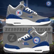 Philadelphia 76ers AJ3 Custom Sneakers 2026 Edition - Image 4