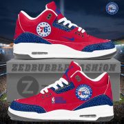 Philadelphia 76ers AJ3 Custom Sneakers 2026 Edition - Image 7