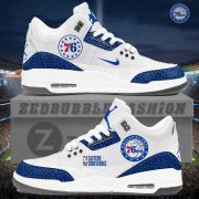 Philadelphia 76ers AJ3 Custom Sneakers 2026 Edition - Image 8