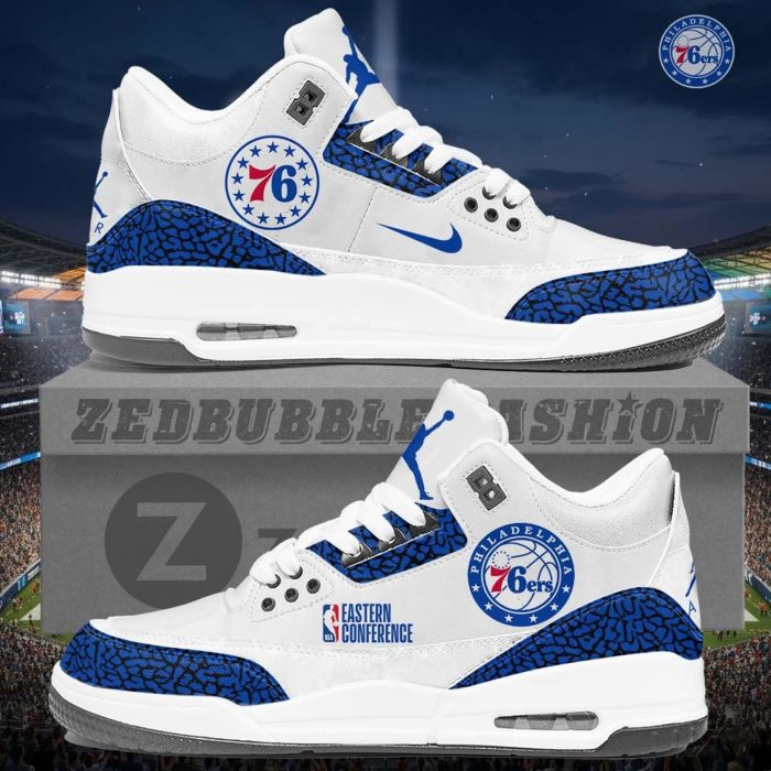 Philadelphia 76ers AJ3 Custom Sneakers 2026 Edition - Image 8
