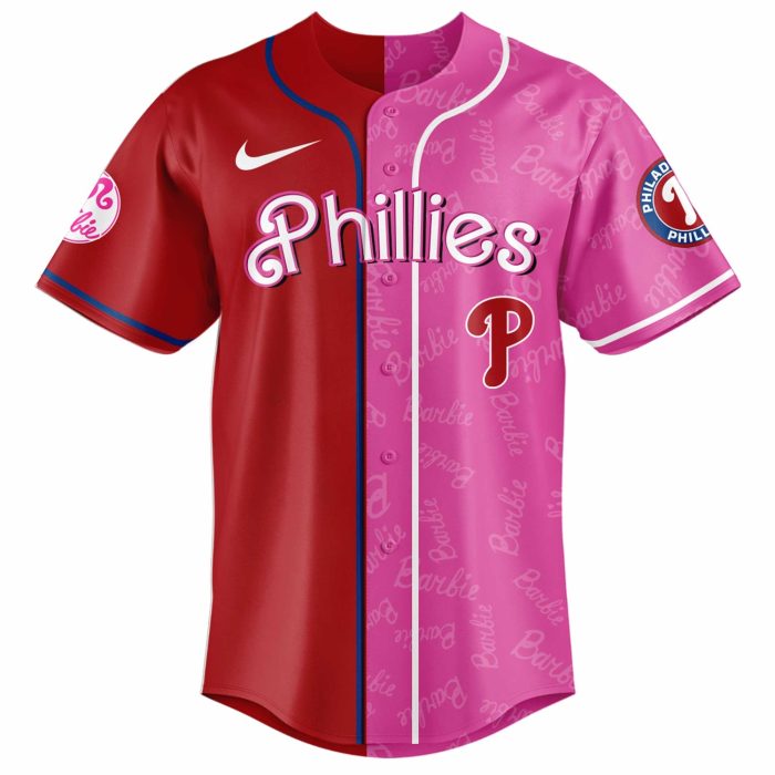 Philadelphia Phillies Barbie 2026 Special Edition Baseball Jersey - Image 2