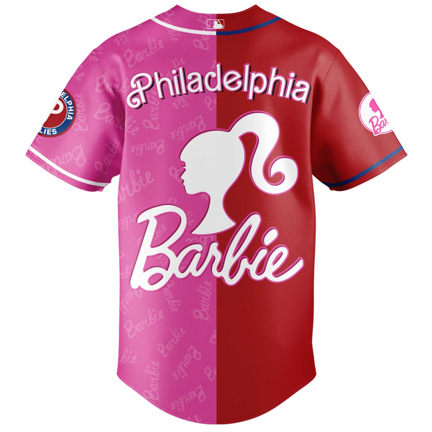 Philadelphia Phillies Barbie 2026 Special Edition Baseball Jersey Philadelphia Phillies Barbie 2026 Special Edition Baseball Jersey