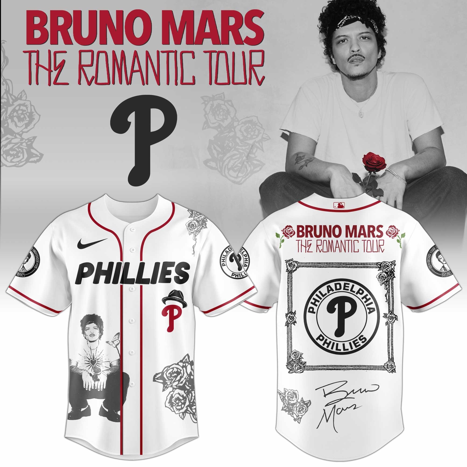 Philadelphia Phillies Bruno Inspired 2026 Limited Edition Baseball Jersey Philadelphia Phillies Bruno Inspired 2026 Limited Edition Baseball Jersey