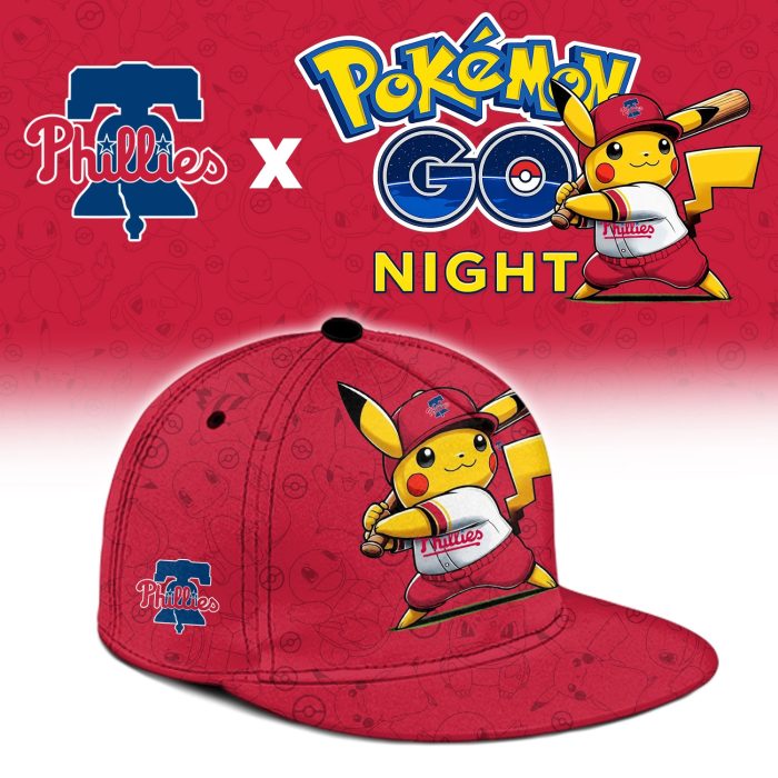 Philadelphia Phillies Pokémon GO Night Limited Edition Baseball Jersey - Image 3