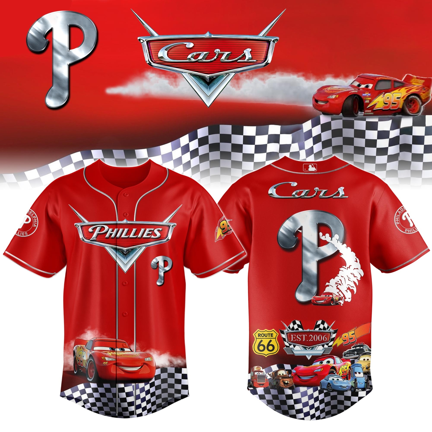 Philadelphia Phillies Special Cars 20th Anniversary Limited Edition Jersey Philadelphia Phillies Special Cars 20th Anniversary Limited Edition Jersey