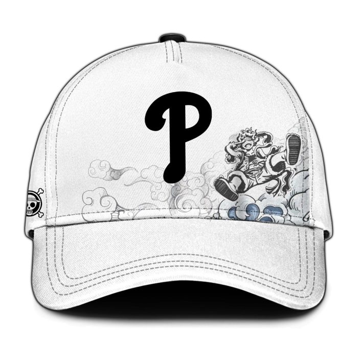 Philadelphia Phillies x Luffy Gear 5 Fan Anime Baseball Jersey - Image 2