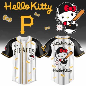 Pittsburgh Pirates x Hello Kitty 2026 Limited Editions Jersey by Drovenwear.com